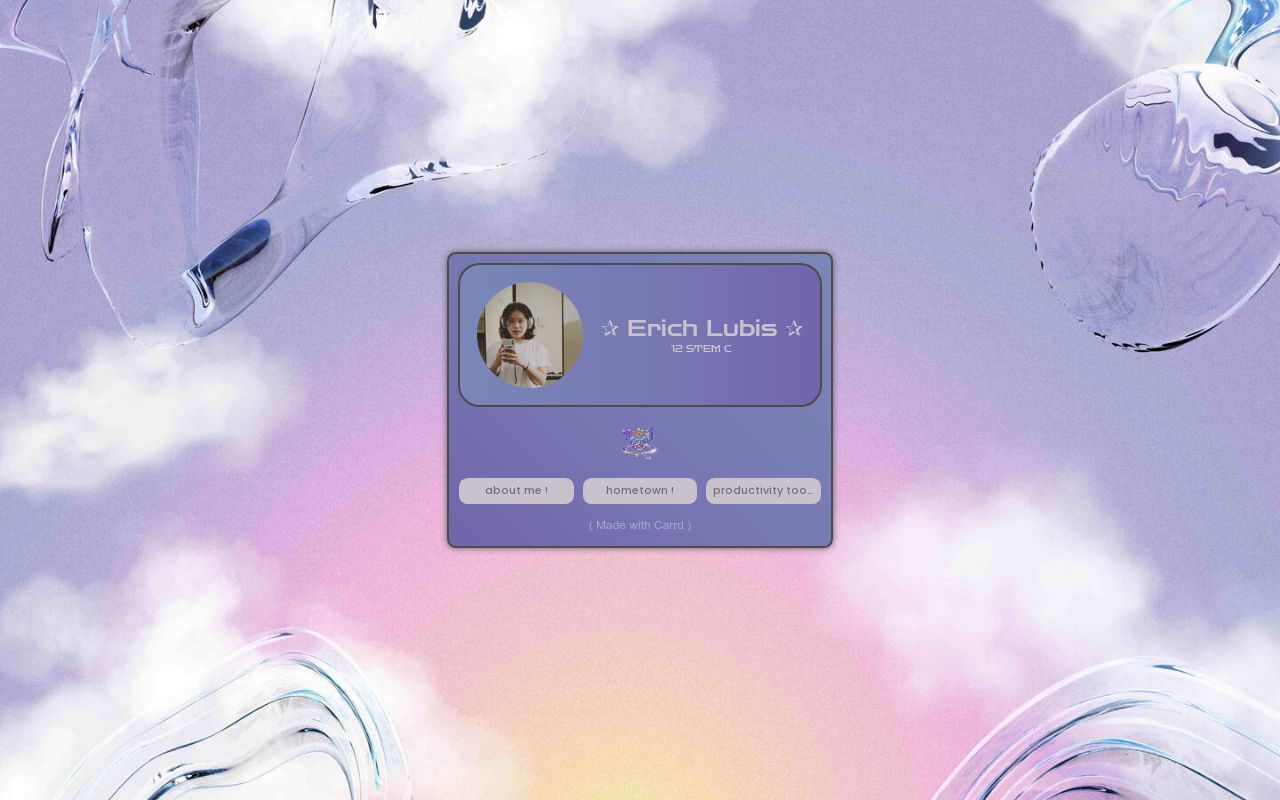 Carrd profile picture for @lubis